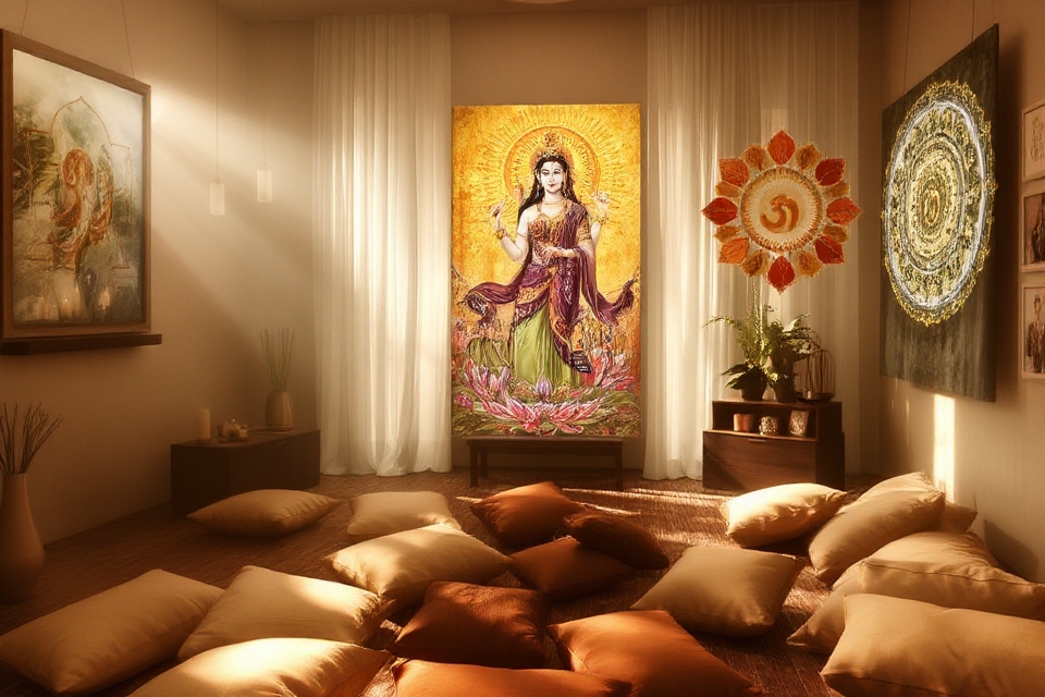 enhancing kirtan with artwork