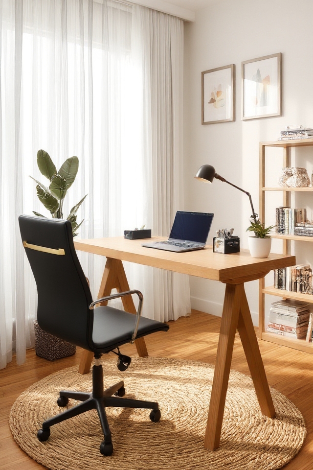 ergonomic clutter free inspiring workspace