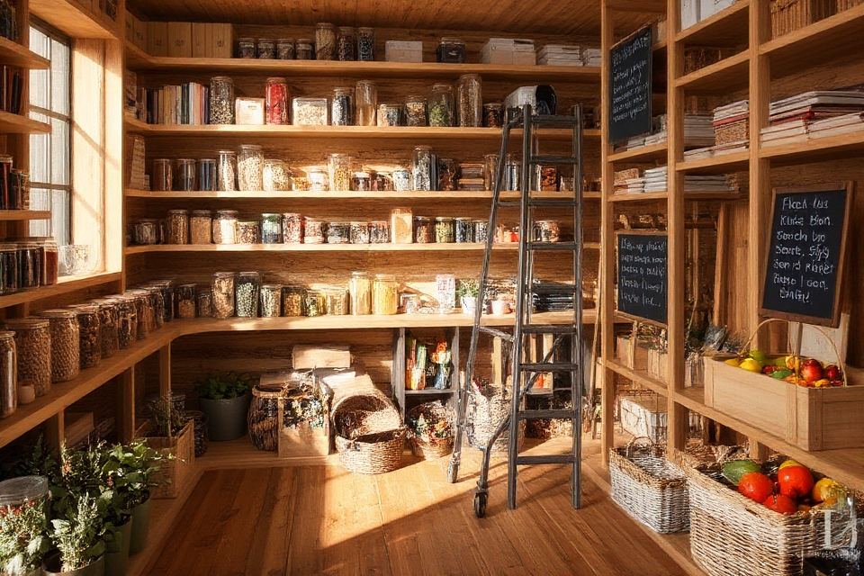 essential organized food storage