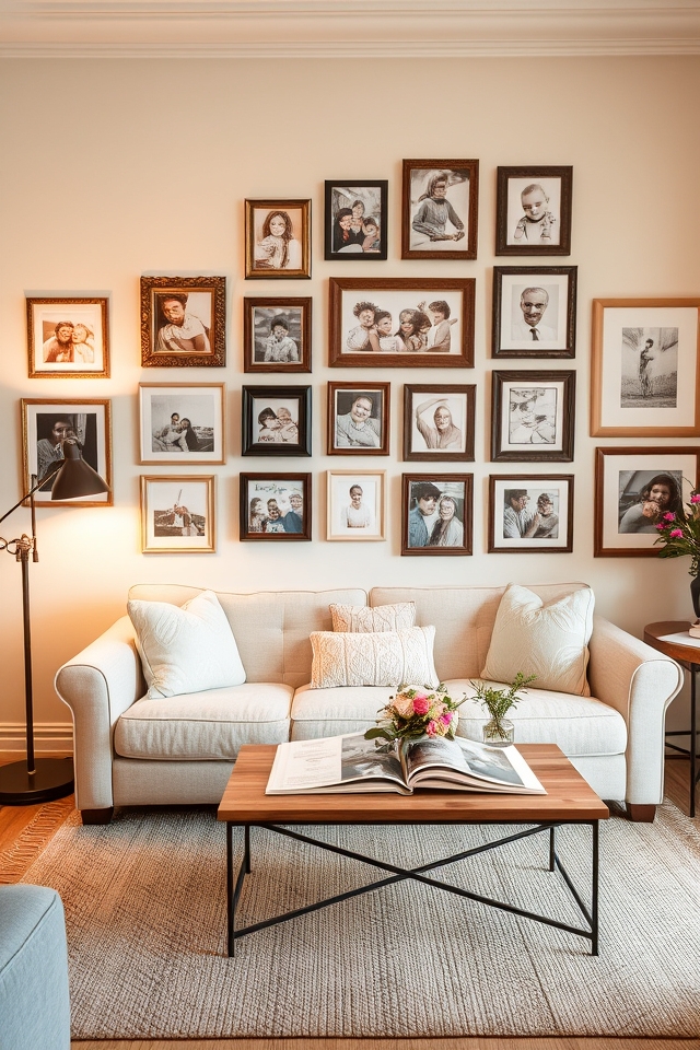 family history memory wall