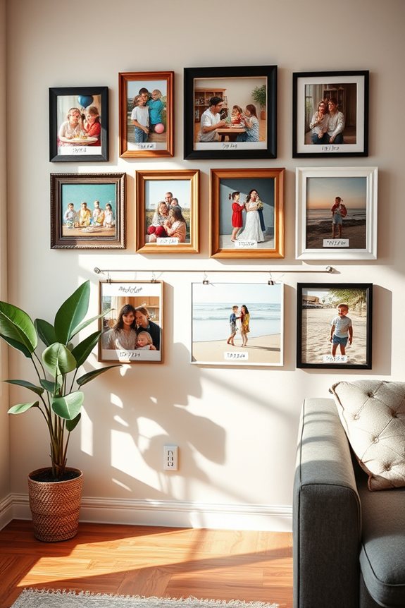 family history photo timeline