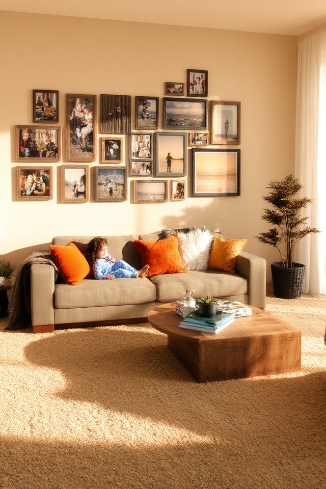 family photo gallery wall