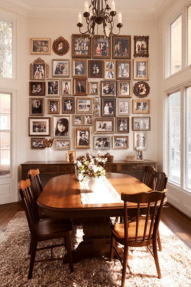 family photos gallery wall
