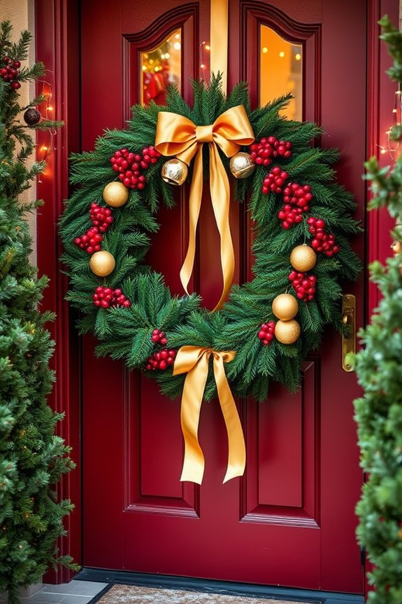 festive door decorations welcomed