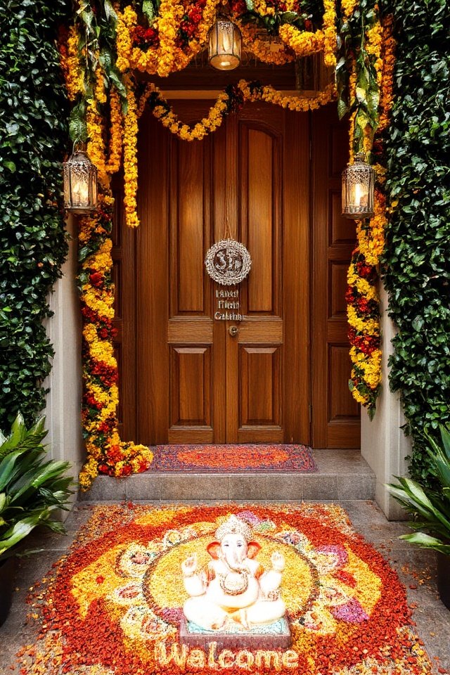 festive entryway decorations tips