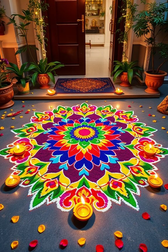 festive rangoli welcome designs