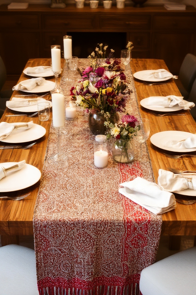 festive table runner transformations