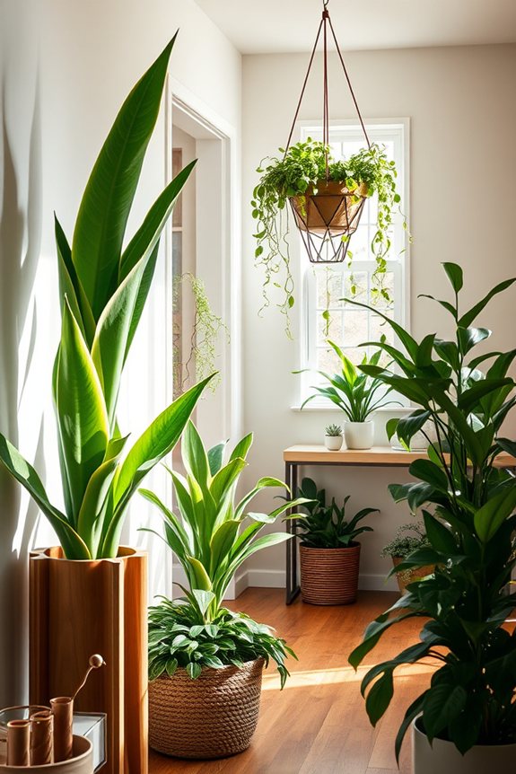 fresh greenery for entryway