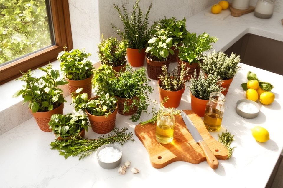 fresh herbs enhance cooking