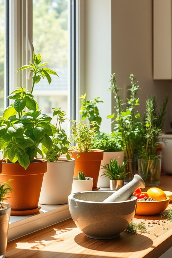 fresh herbs enhance cooking