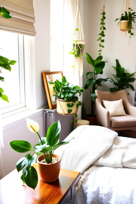 freshness through lush greenery