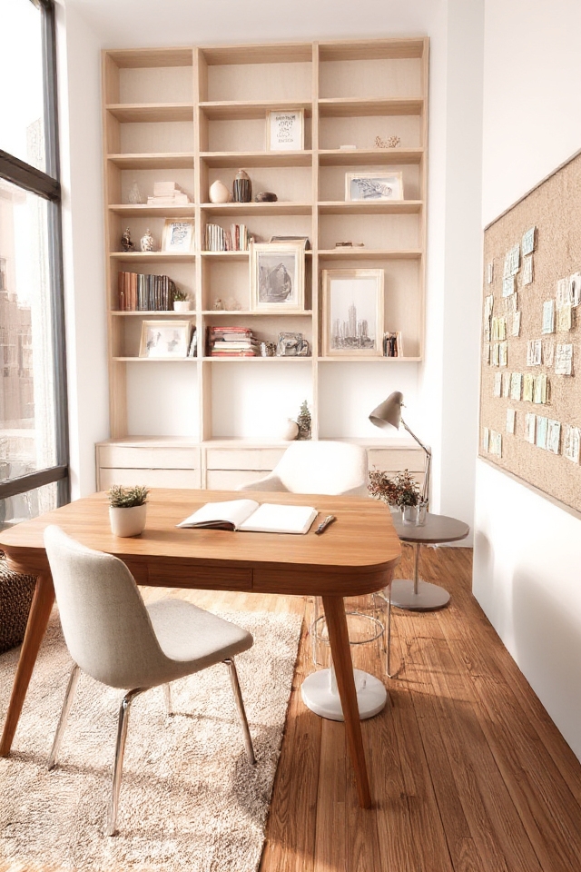functional and stylish workspace