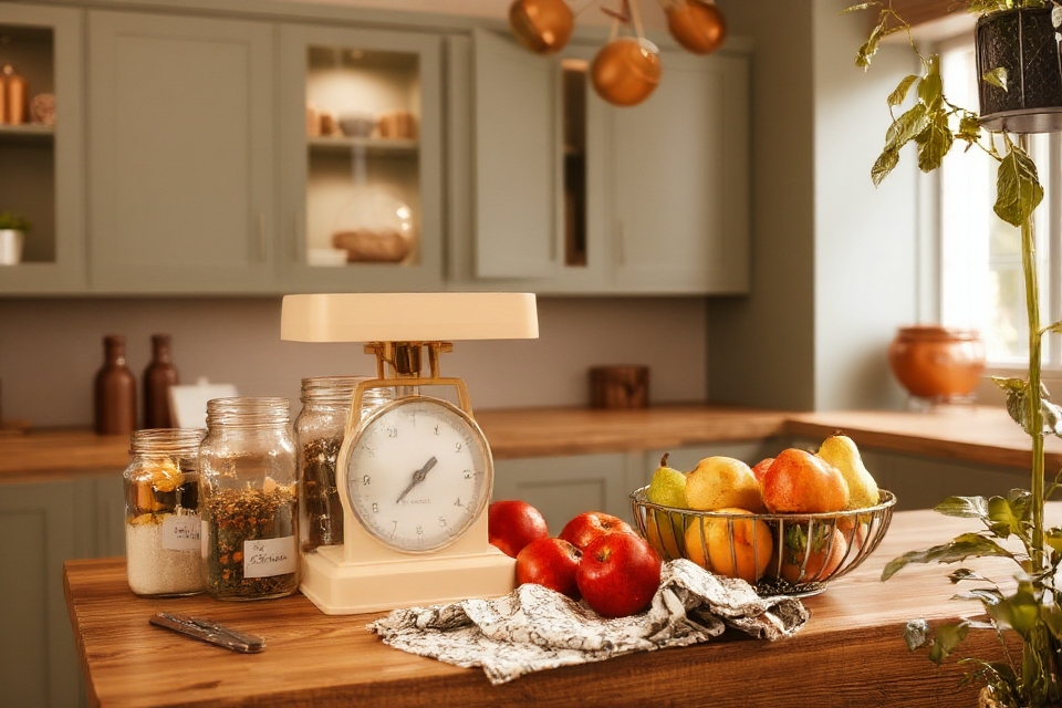 functional decorative kitchen scale