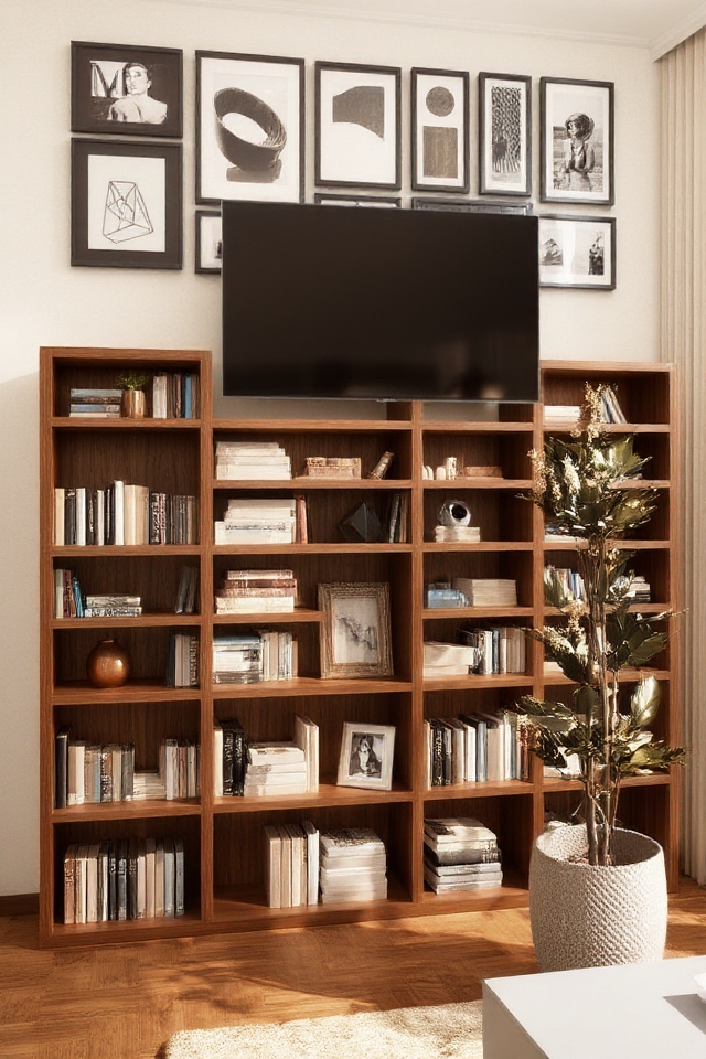 functional stylish bookshelf unit