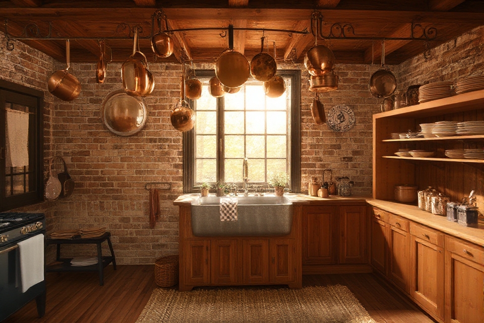 functional vintage kitchen decor
