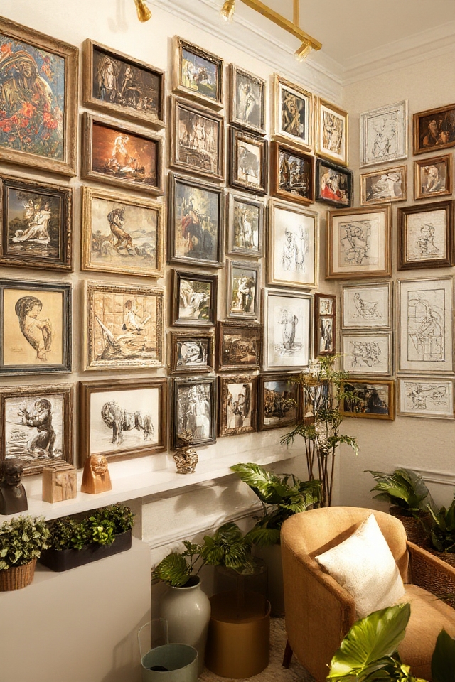 gallery wall art display