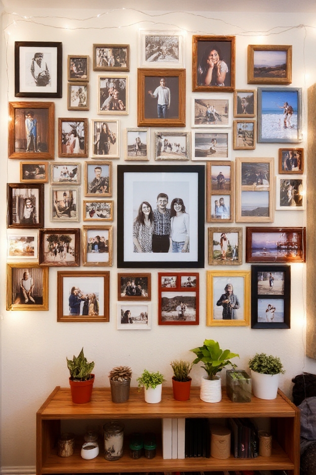gallery wall of memories