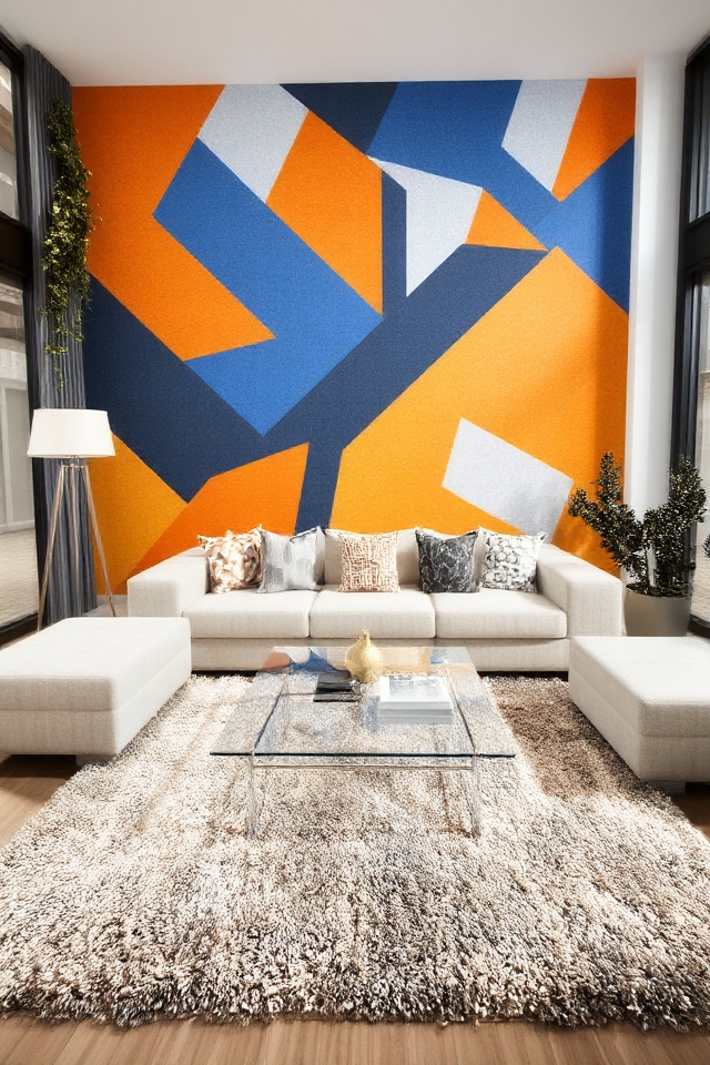 geometric patterns enhance decor