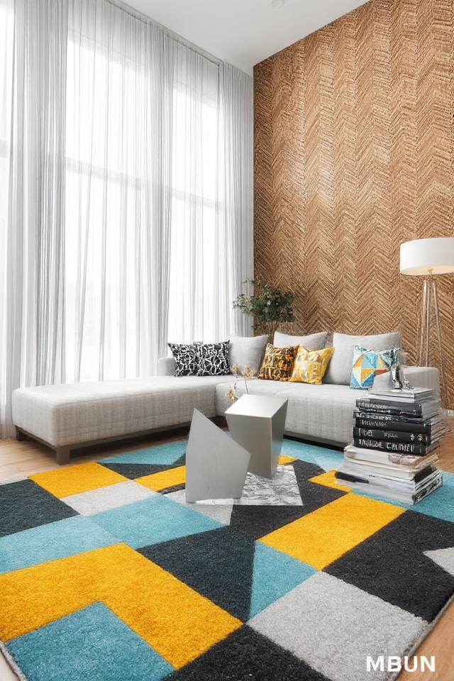 geometric patterns enhance decor