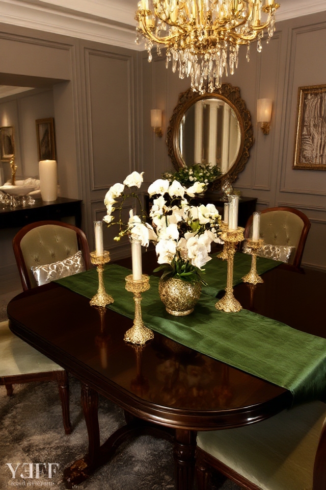 glamorous dining room accessories