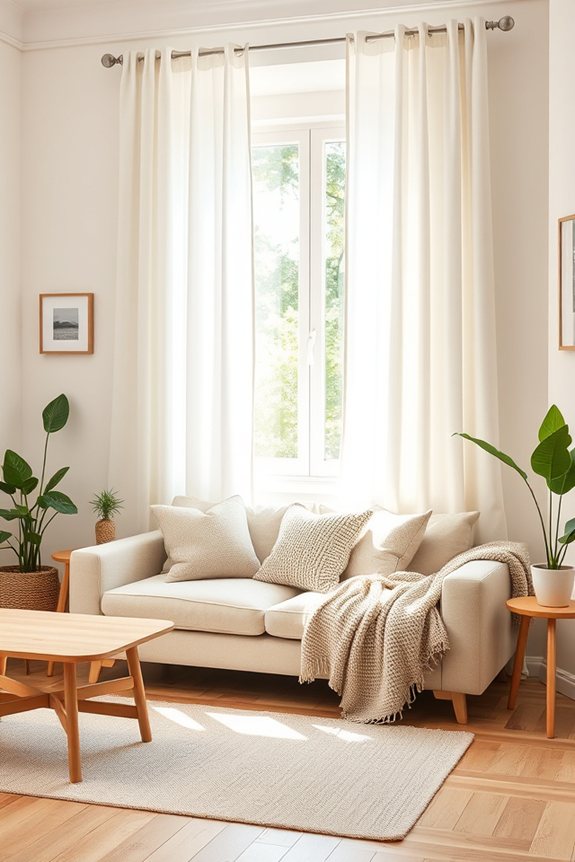 hang curtains for height