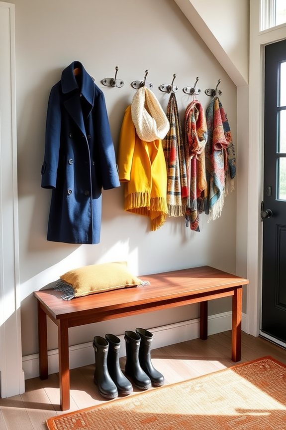 hooks for organized outerwear