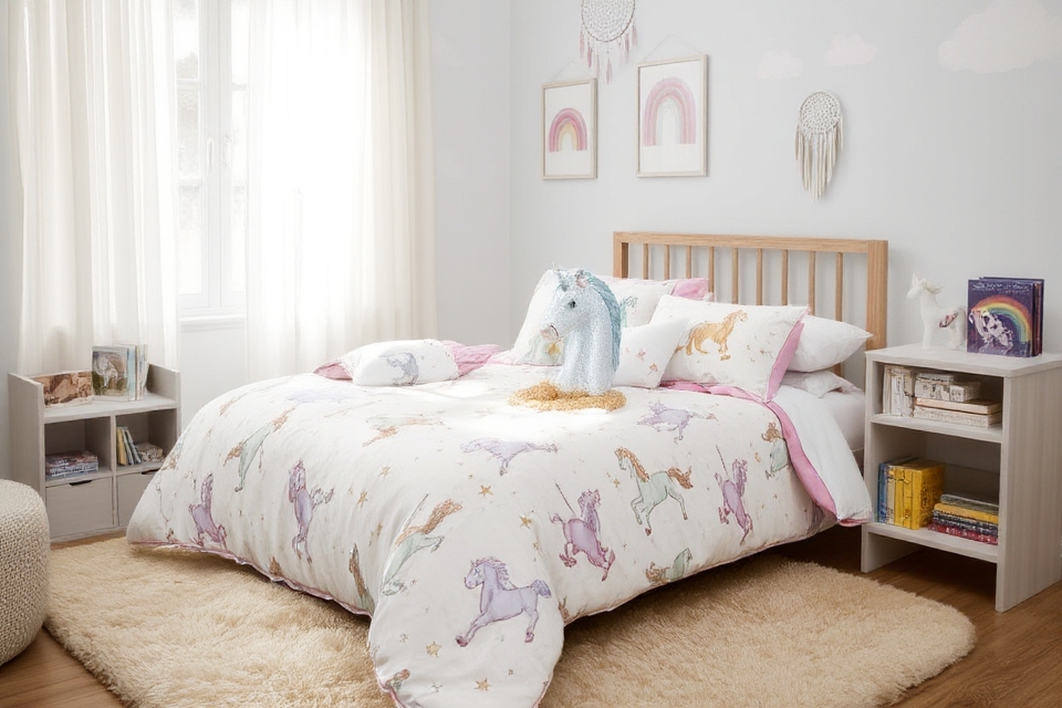 imagination sparking themed bedding