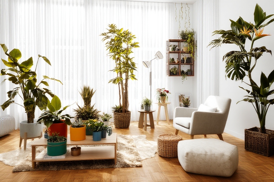 indoor plants enhance ambiance