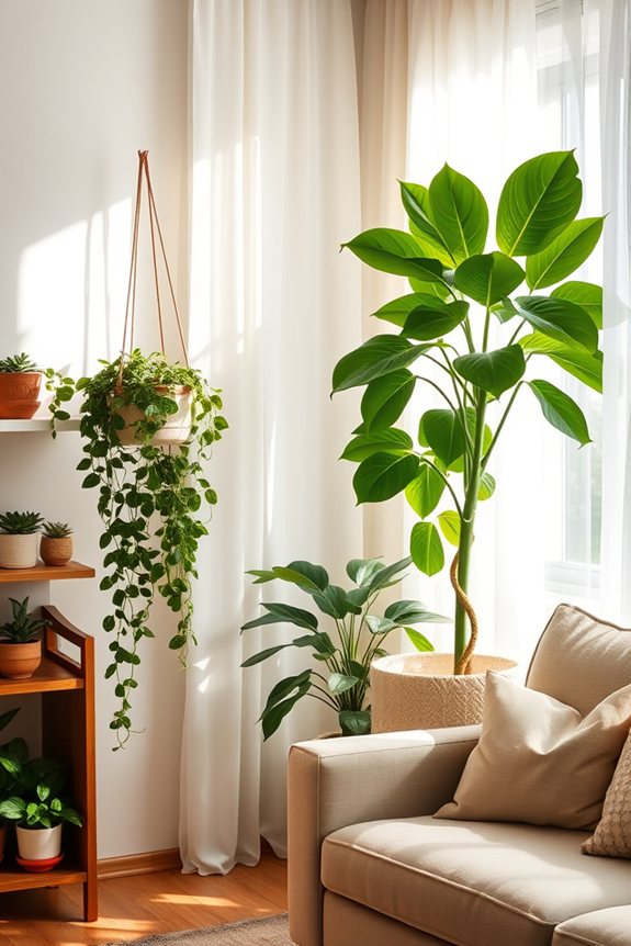 indoor plants enhance ambiance
