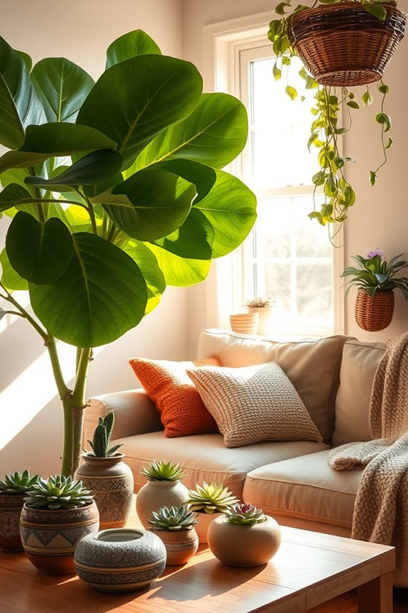 indoor plants enhance atmosphere