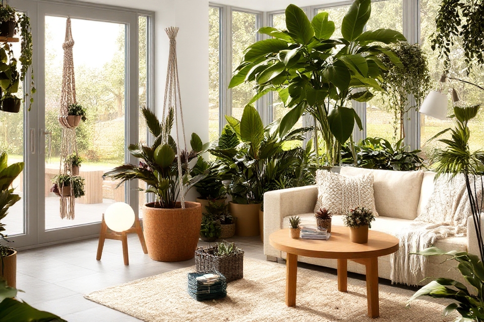 indoor plants enhance tranquility