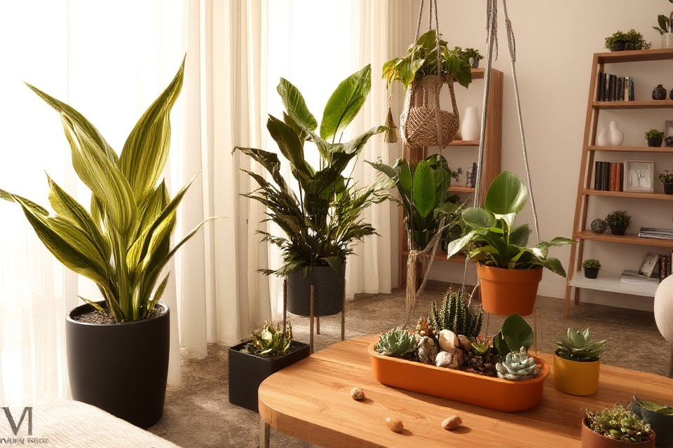 indoor plants enhance well being