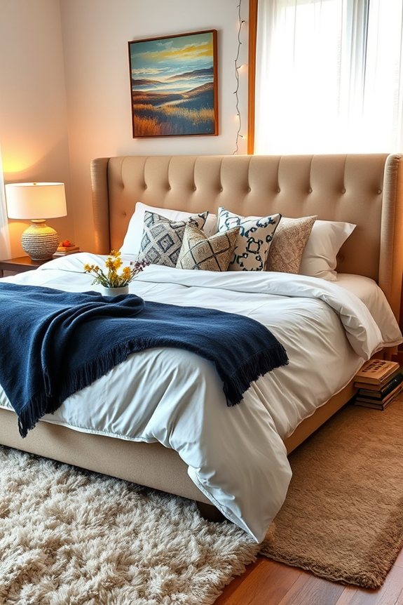 inviting bedroom accents and accessories