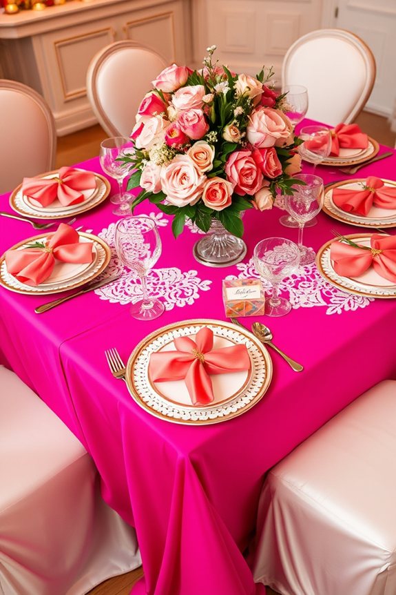 inviting birthday table decor