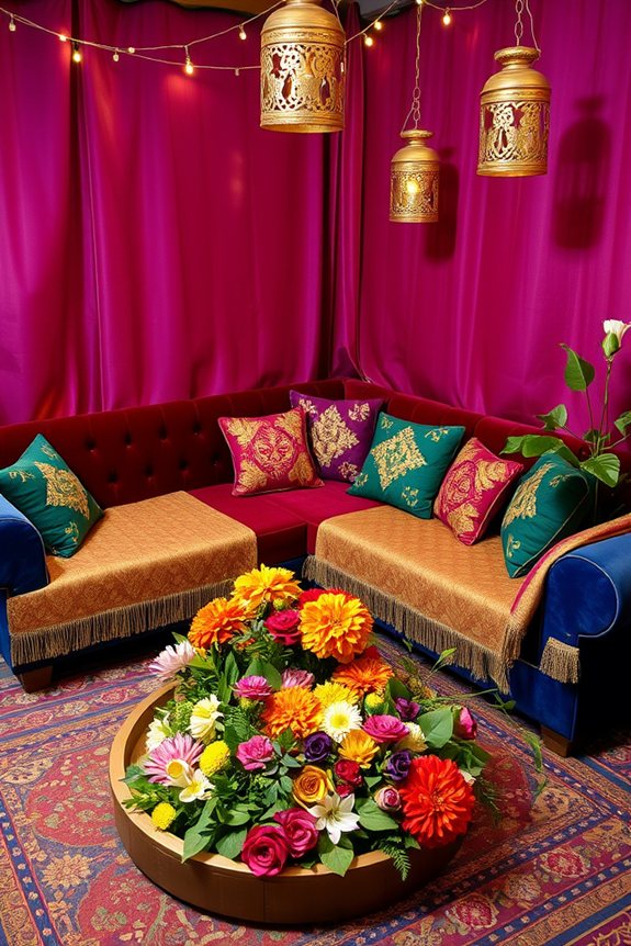 inviting cozy lounge spaces