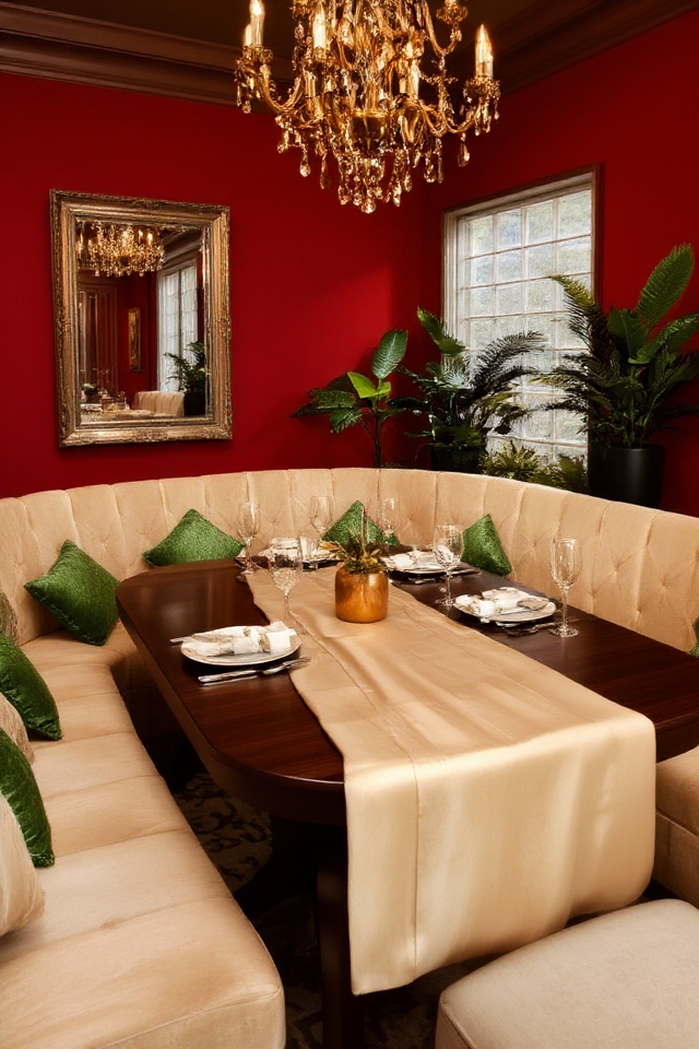 inviting luxury dining palette
