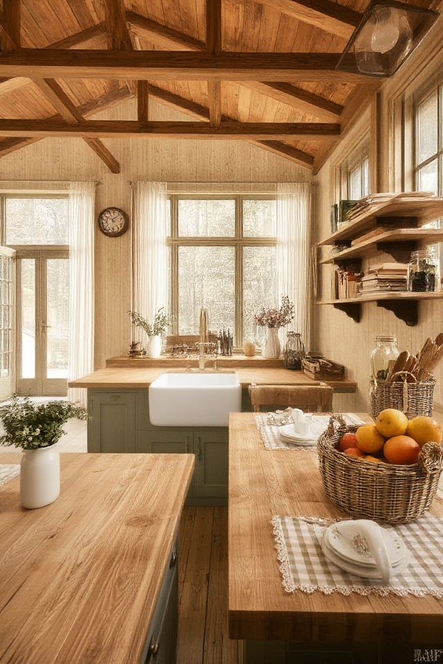inviting rustic kitchen decor
