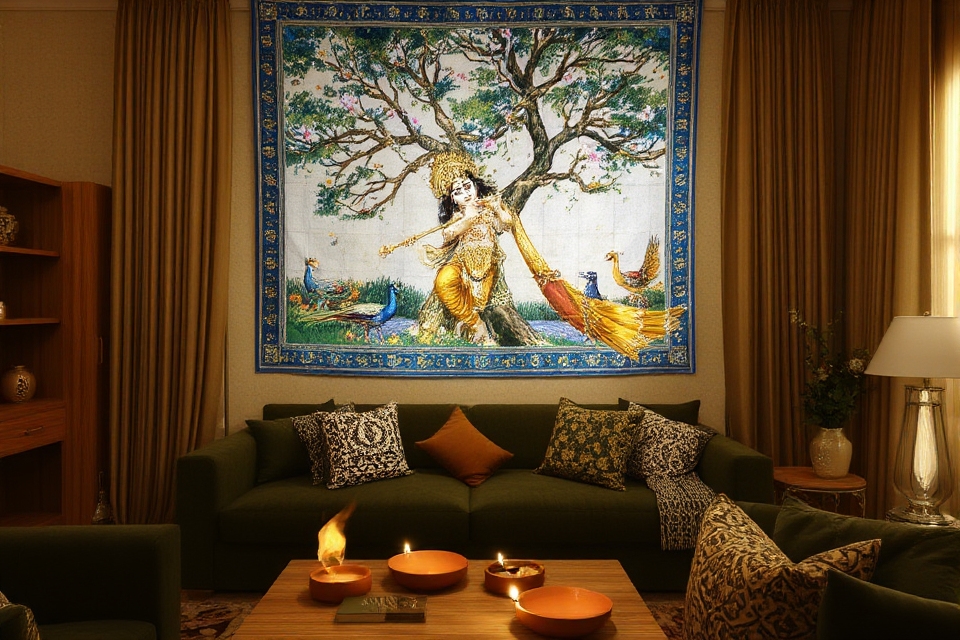 krishna wall hangings decor