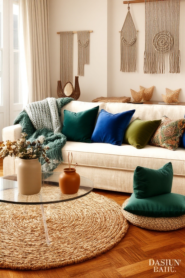 layered fabrics create texture