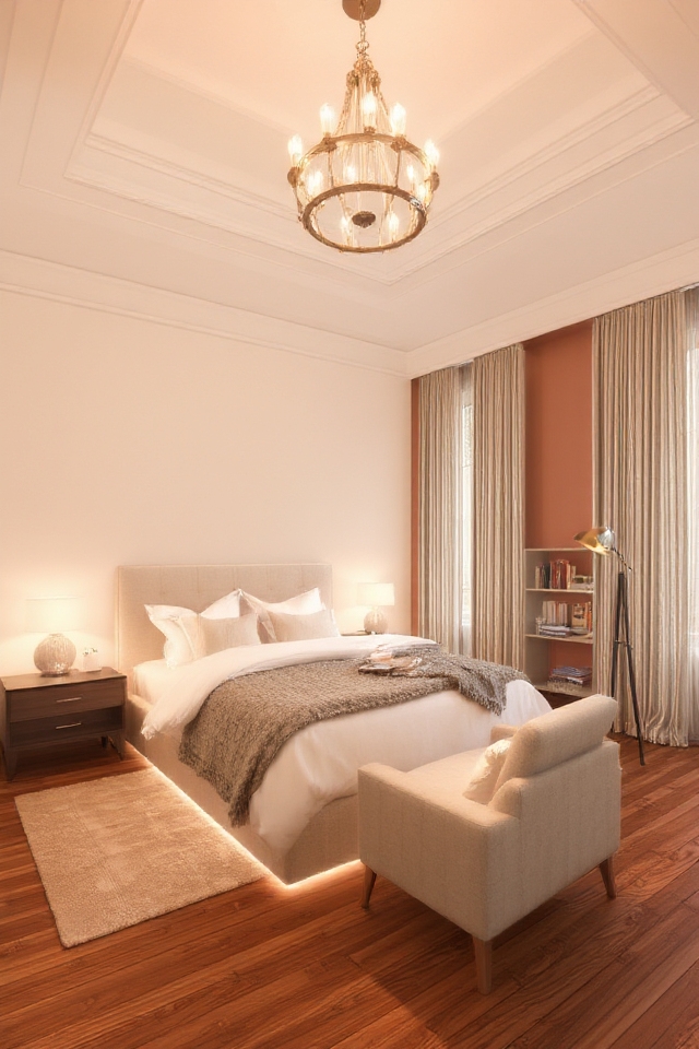 layered lighting enhances ambiance