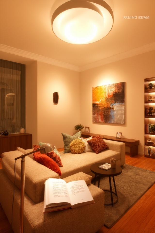layered lighting enhances ambiance