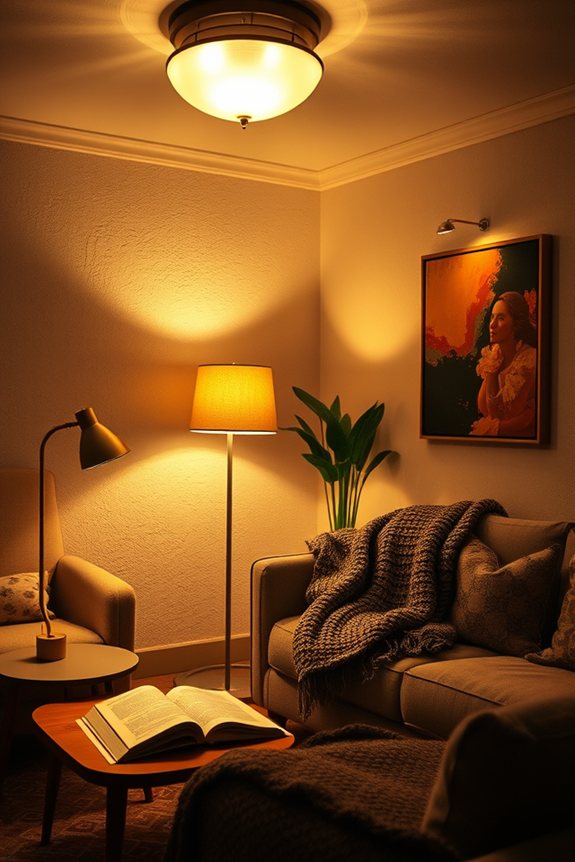 layered lighting for ambiance