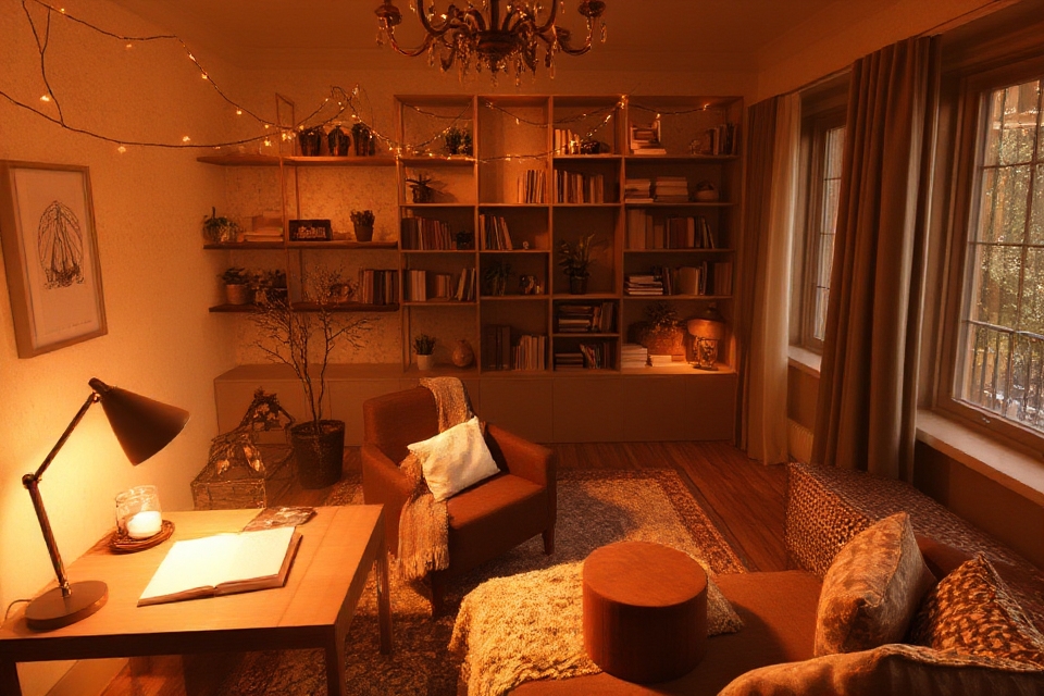 layered lighting for ambiance