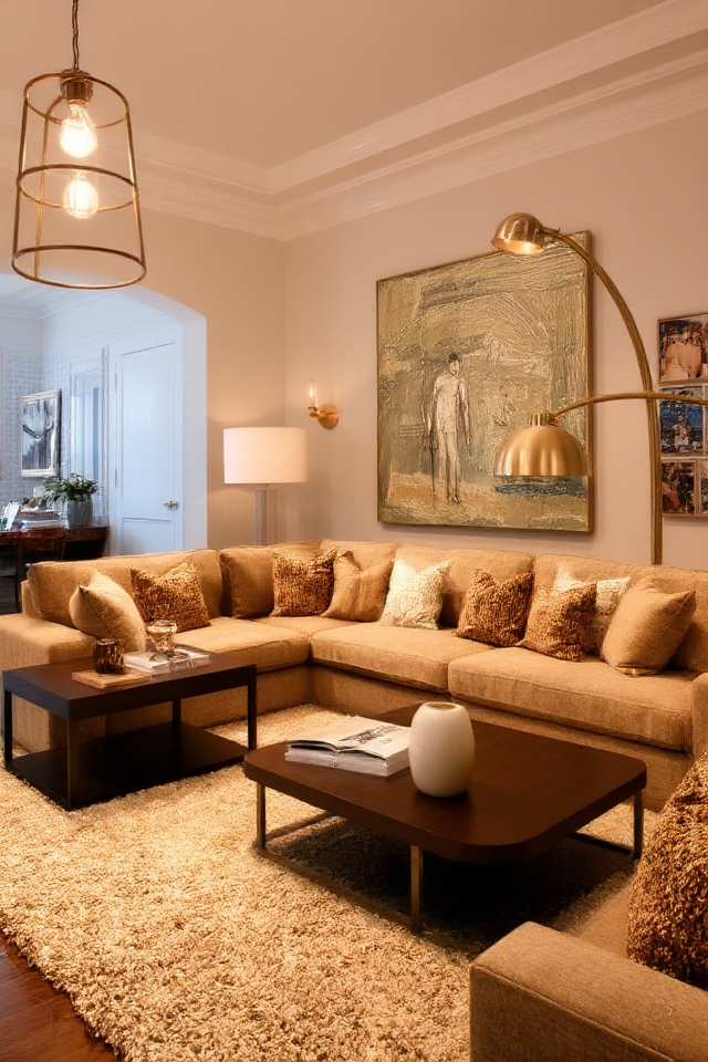 layered lighting for ambiance