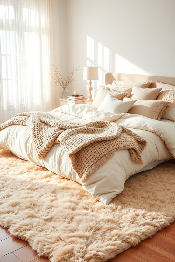 layered textiles for coziness