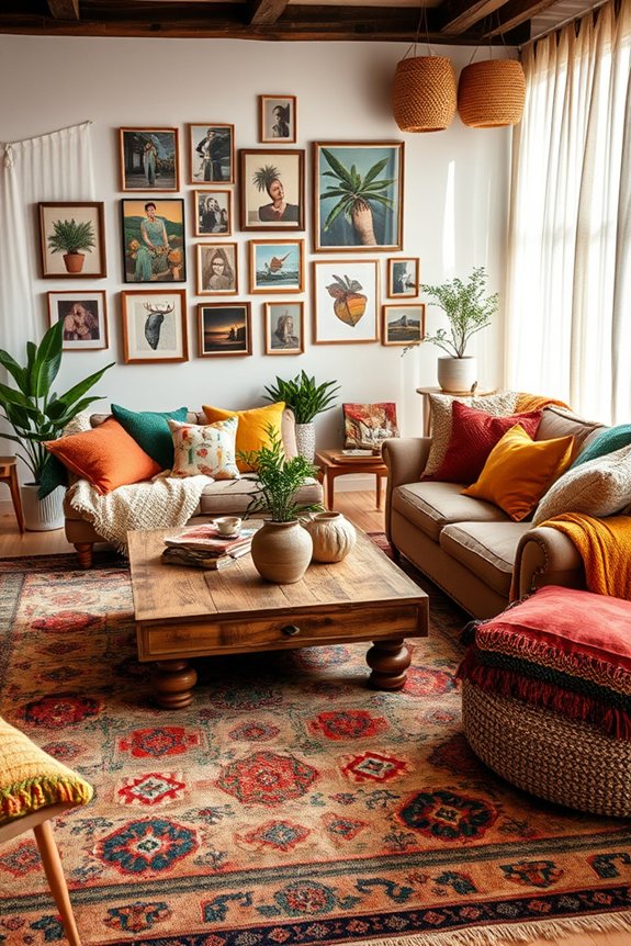 layered textures and colors