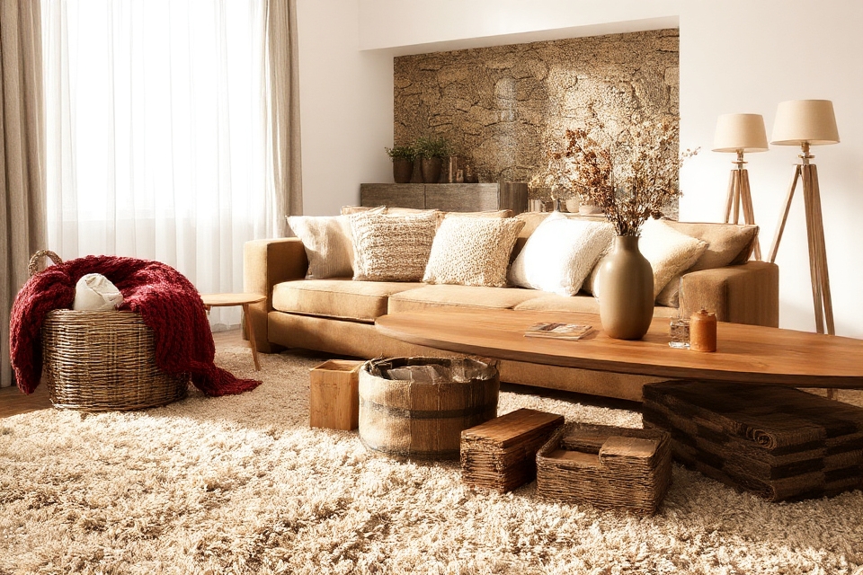 layered textures enhance warmth