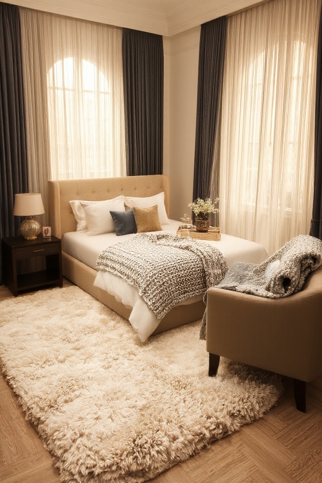 layered textures for comfort