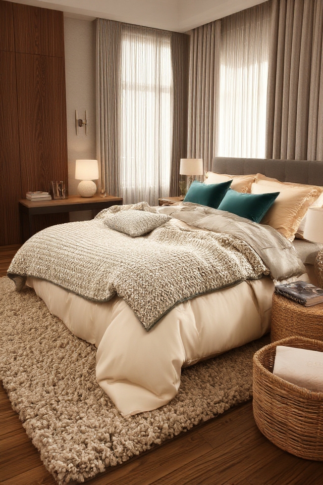 layered textures for warmth