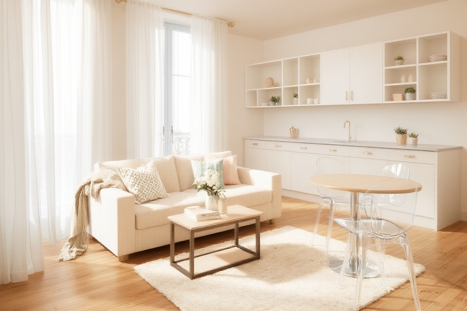 light airy cozy atmosphere